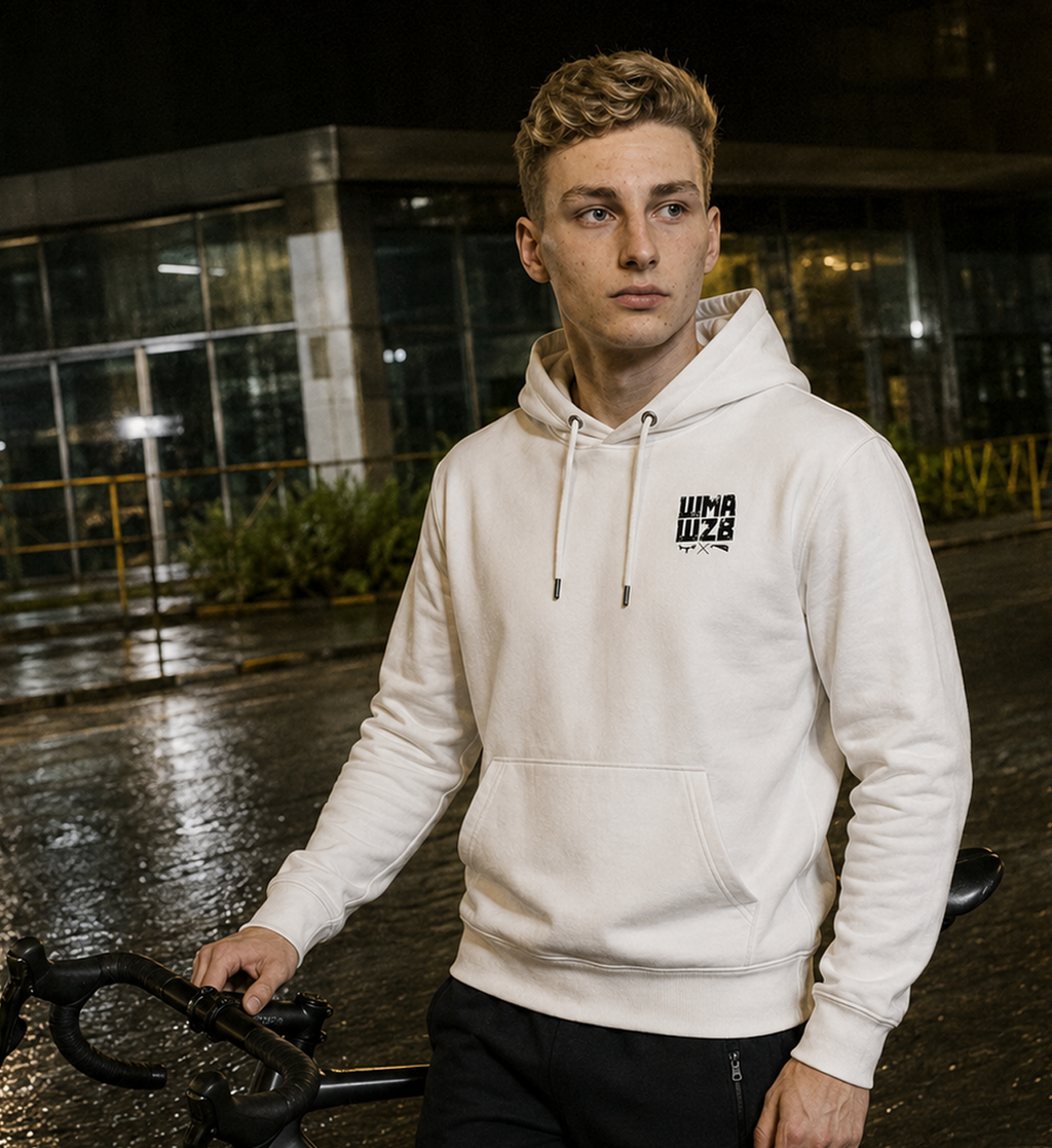 WMAWZB Unisex Hoodie Hell mit Statement Backprint