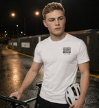 WMAWZB Unisex T-Shirt Hell mit Logo Backprint