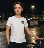 WMAWZB Damen T-Shirt Hell mit Statement Backprint