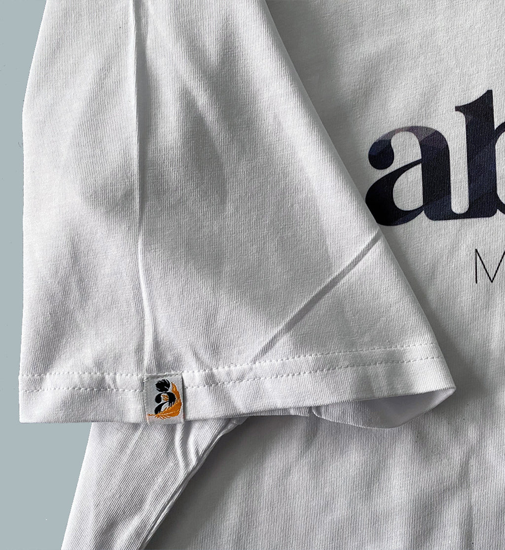 Abubilla - Herren Organic T-Shirt white close up