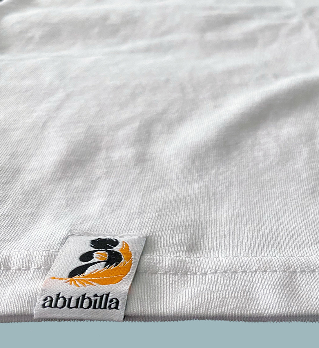 Abubilla - Herren Organic T-Shirt white close up